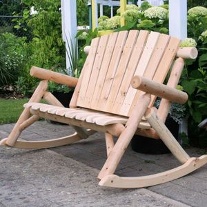 Cedar Love Seat Rocker