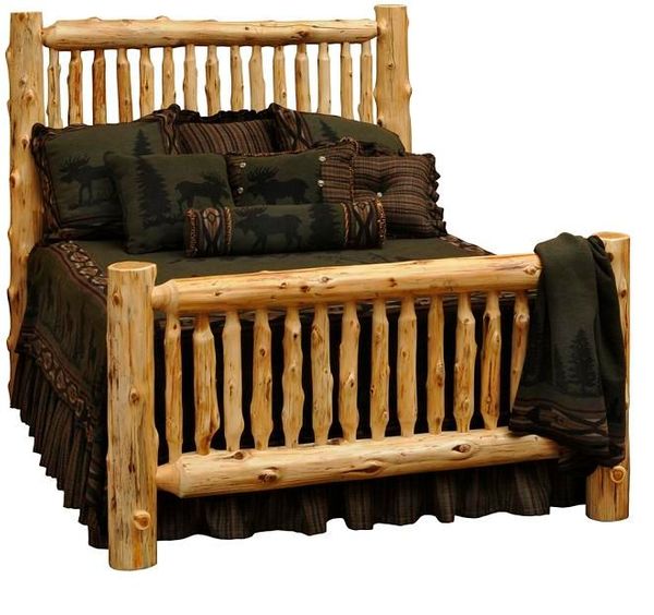 Cedar Small Spindle Bed