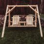 Cedar Tete-A-Tete Yard Swing
