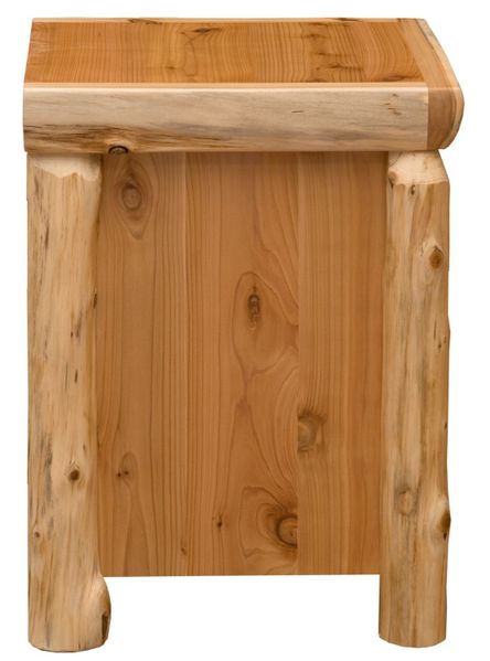 Cedar Three Drawer Nightstand