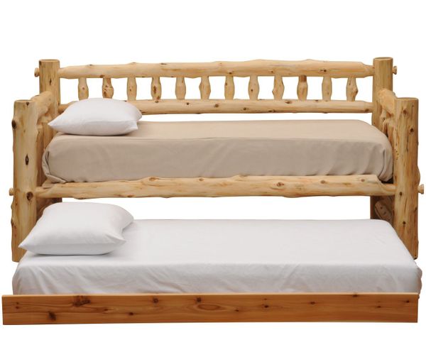 Cedar Traditional Log Daybed