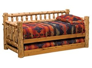 Cedar Traditional Log Daybed