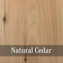 Cedar Traditional Log Headboard