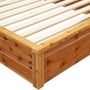 Cedar Traditional Log Platform Style Bed