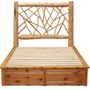 Cedar Twig Platform Style Bed