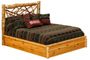 Cedar Twig Platform Style Bed