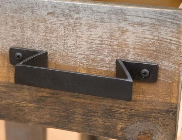 Loft Brown 1 Drawer Chairside Table