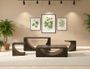 Dark Mezquite Wooden Chairside Table