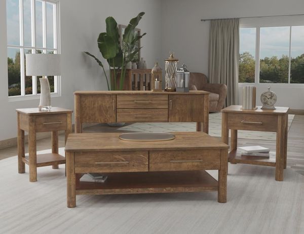 Olimpia 1 Drawer Chairside Table