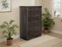 Dark Mezquite 5 Drawer Chest