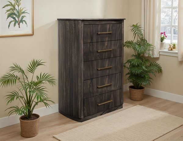 Dark Mezquite 5 Drawer Chest