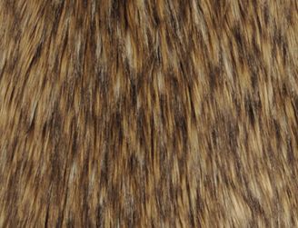 Coyote Fur Faux Fur Throw