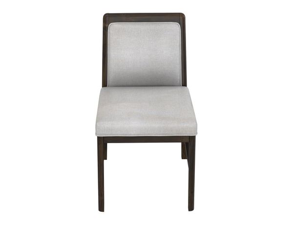 Dark Mezquite Cushioned Wooden Chair