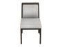 Dark Mezquite Cushioned Wooden Chair