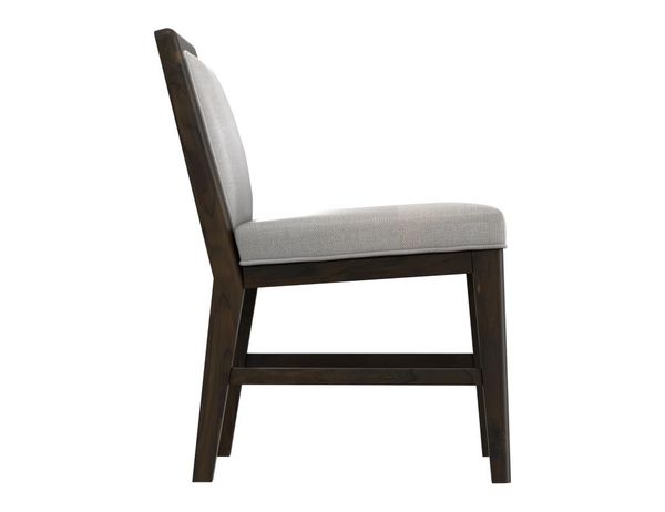 Dark Mezquite Cushioned Wooden Chair