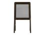Dark Mezquite Cushioned Wooden Chair
