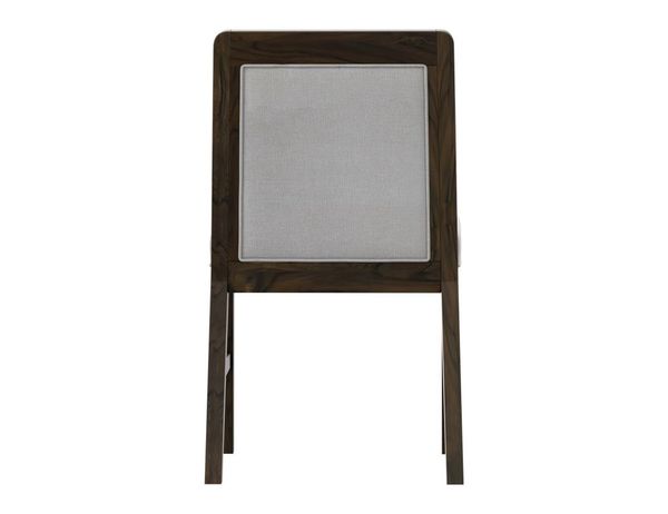 Dark Mezquite Cushioned Wooden Chair