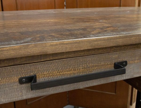 Loft Brown 5 Drawer Desk