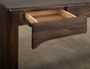 Dark Mezquite 3 Drawer Desk