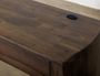 Dark Mezquite 3 Drawer Desk