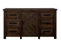 Dutton 6 Drawer, 1 Door Dresser