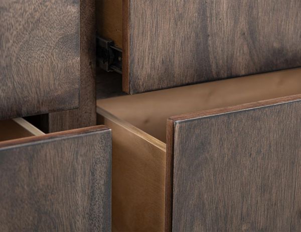 Dark Mezquite 6 Drawer Dresser