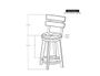Dutton Barstool 24"