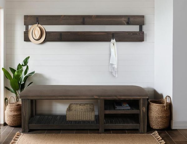 Dutton Coat Rack and Bench