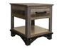 Loft Brown 1 Drawer End Table