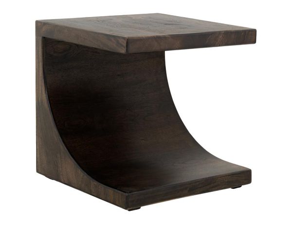 Dark Mezquite Wooden End Table