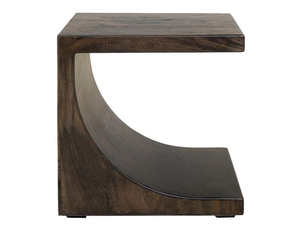 Dark Mezquite Wooden End Table