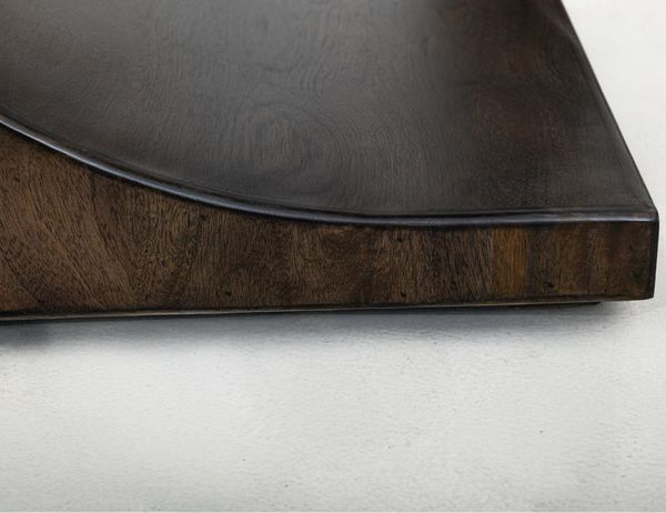 Dark Mezquite Wooden End Table