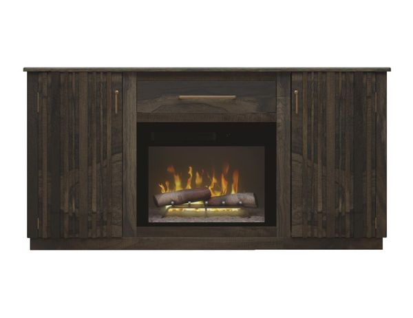 Dark Mezquite Fireplace