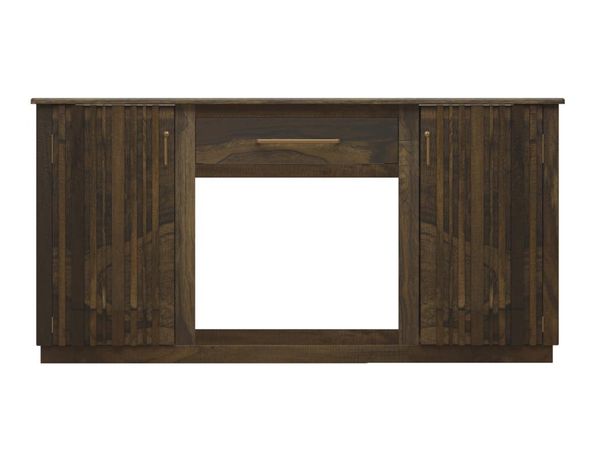 Dark Mezquite Fireplace
