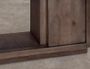 Dark Mezquite Fireplace Console