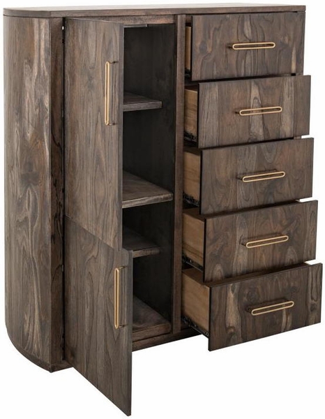 Balam Gentleman's Chest - 5 Drawer & 2 Door