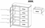 Balam Gentleman's Chest - 5 Drawer & 2 Door