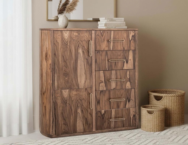 Balam Gentleman's Chest - 5 Drawer & 2 Door