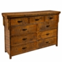 Homestead Lodge 9 Drawer Dresser