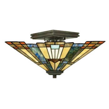 Inglenook Semi Flush Ceiling Fixture | Lodgecraft