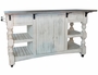 Stone 3 Drawer, 2 Doors Wood Island