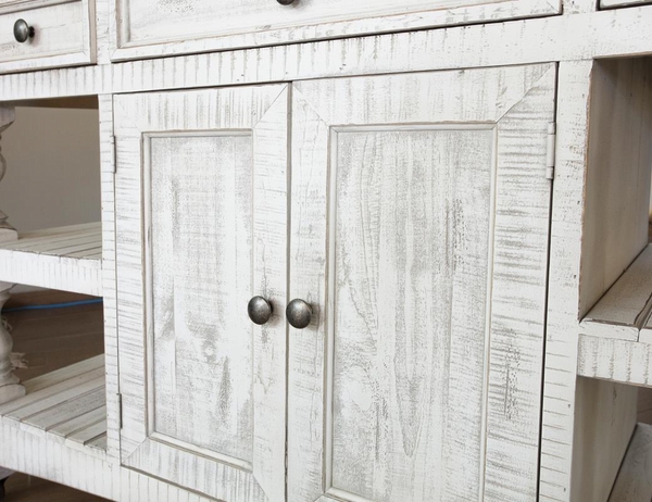 Stone 3 Drawer, 2 Doors Wood Island