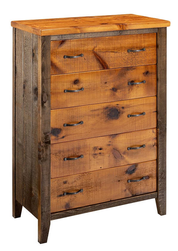 Kalispell Rustic FiveDrawer Chest Lodgecraft