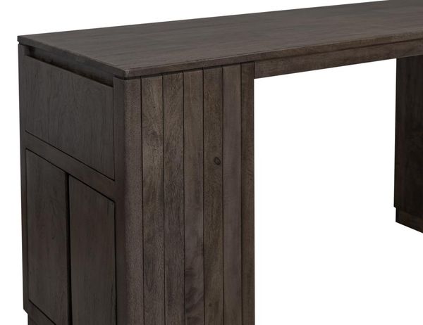 Dark Mezquite 2 Drawer 4 Door Kitchen Island