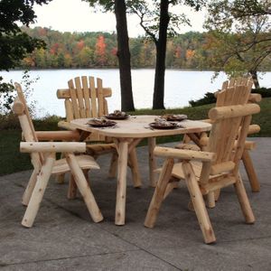 Lakeland Mills Outdoor Log Furniture
