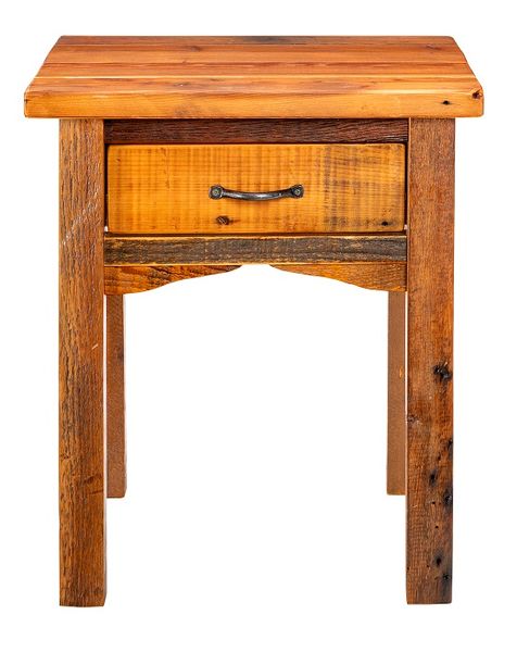 Lakeside Rustic One-Drawer Nightstand