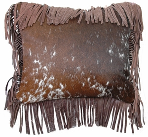 Leather & Fabric Accent Pillows