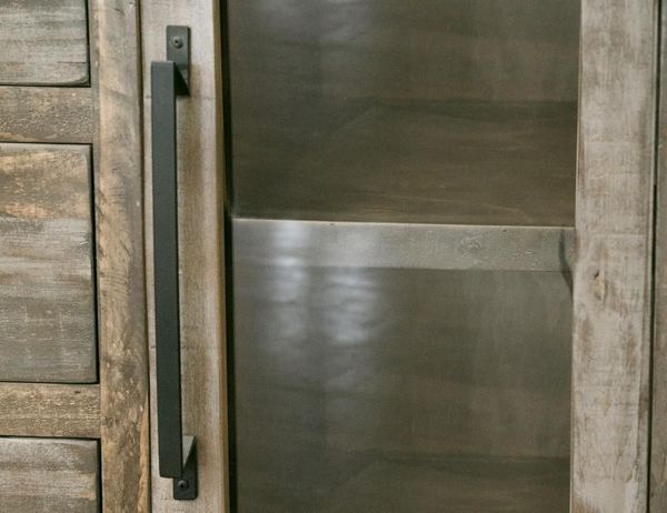 Loft Brown Buffet and Hutch