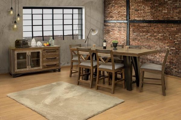 Loft Brown Counter Height Dining Table