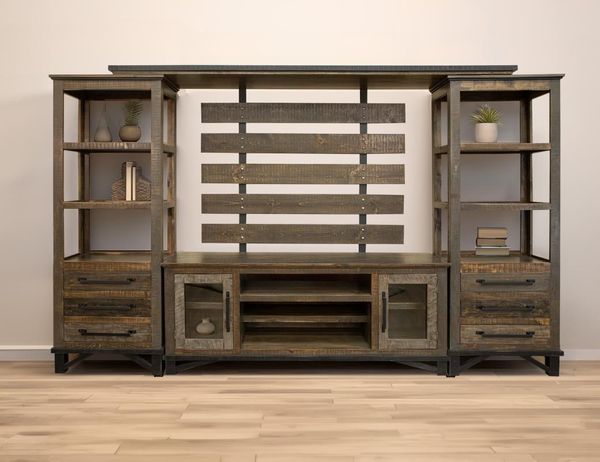 Loft Brown Wall Unit